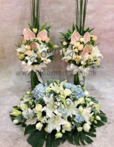 CODE 97993 - Set of Coffin Spray and Bouquet